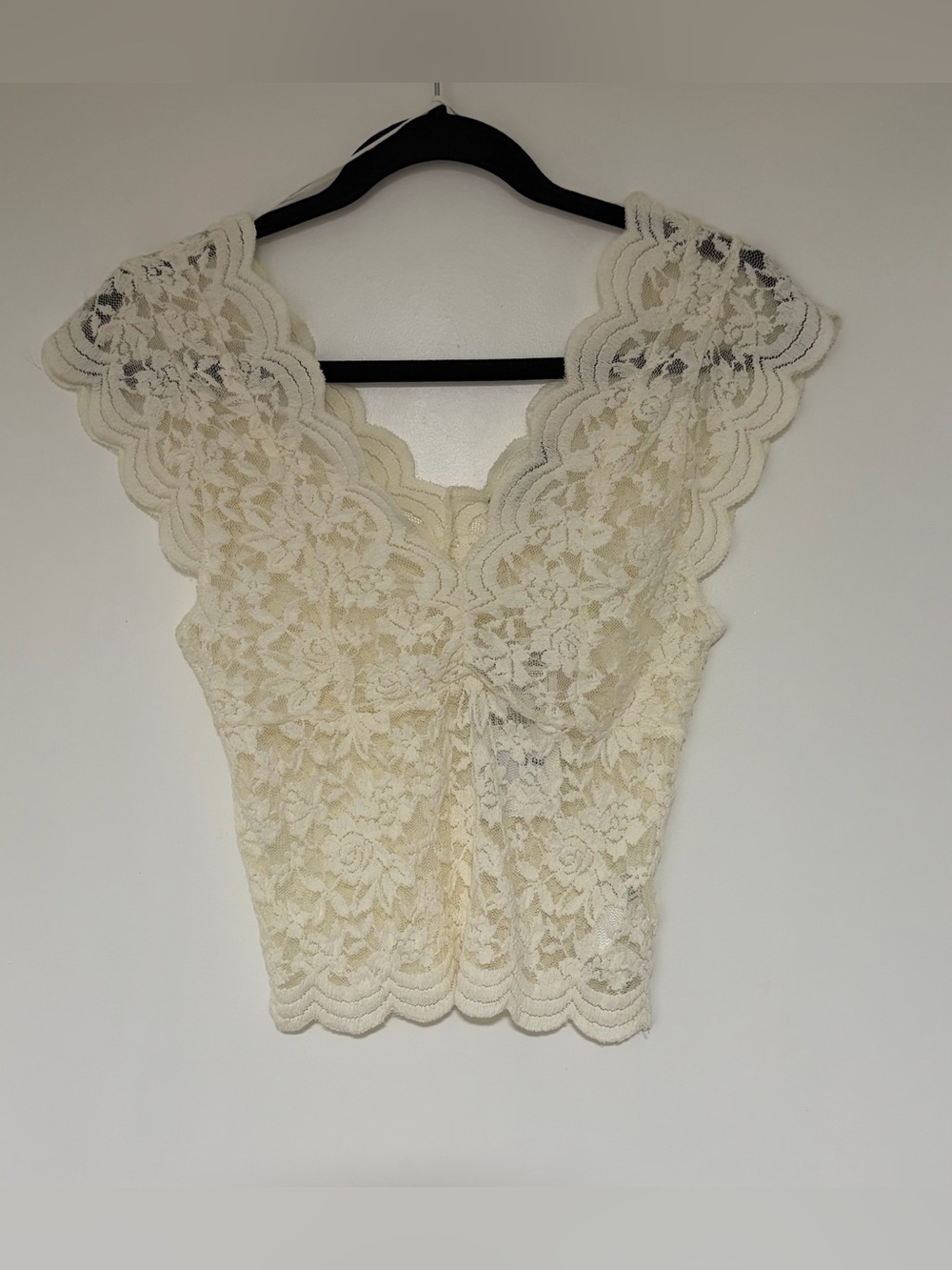Zara Women’s Ivory Lace Women’s Blouse Size Small NWT
